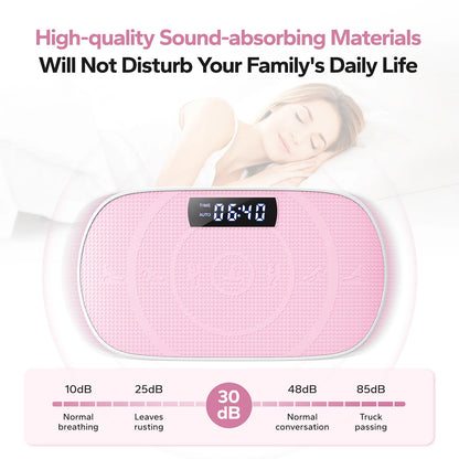 CV30 Pro Whole Body Curved Vibration Fitness Plate + 5 Pcs Resistance Loop Bands for Exercise
