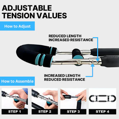 Portable Full-Body Workout Resistance Bar